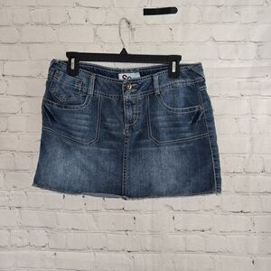 Denim Mini Skirt